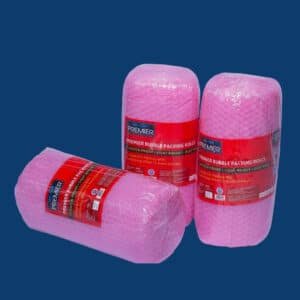 Bubble Wrap & Rolls - Pink (Pack of 3 Rolls) - 9 Meter